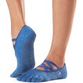 ToeSox Full Toe Elle Grip Socks Azure