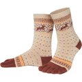 Knitido Hossa Cotton & wool socks 灰色 / 棕色