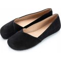 Shapen Peony Black suede