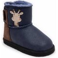 Dodo Shoes Merino Fur Winterstiefel Giraffe/Cobalt