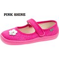 Beda Barefoot lasten kangasballerina Pink Shine