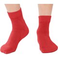 Plus12 merino socks children's and women's Red