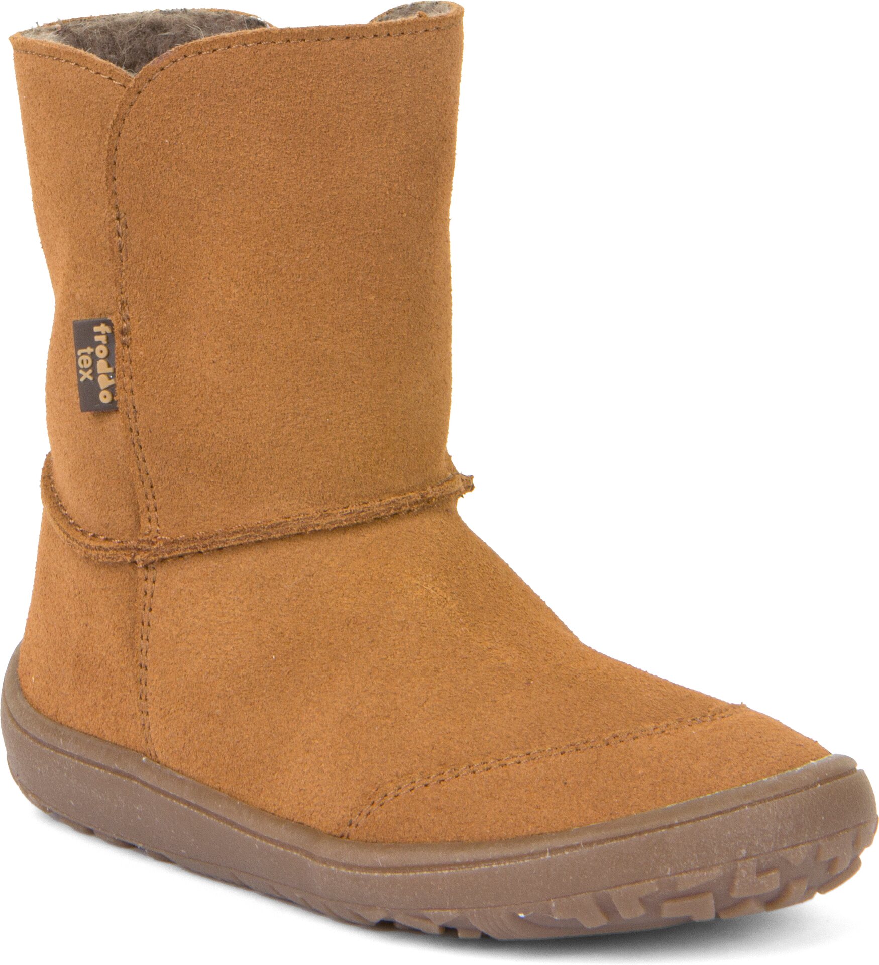 Froddo Barefoot Tex Suede Konjakinruskea