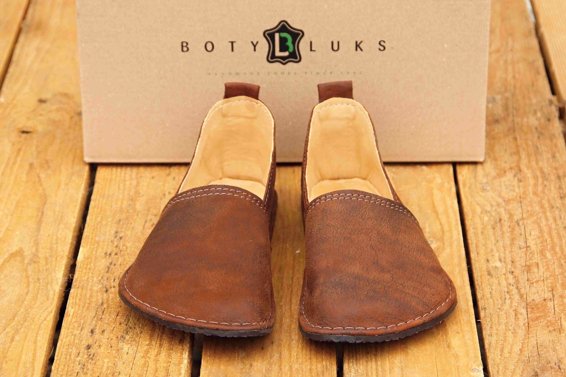 Luks Barefoot Fuego Barefoot moccasins Καφέ