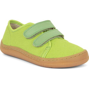 Froddo Barefoot kinder canvas sneakers, Lime, 23