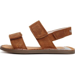 D.D.step leather sandals with velcro closure (RAJOITETTU ERÄ), Chocolate, 31