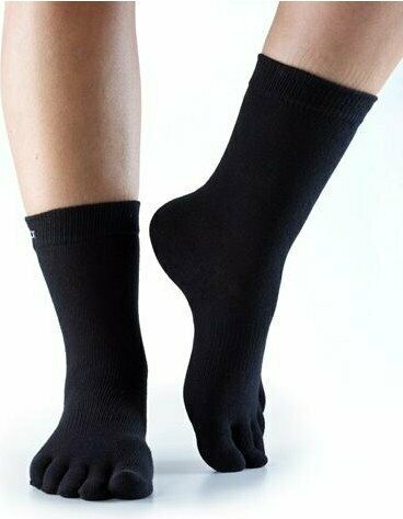 ToeSox Casual Crew Socks Black