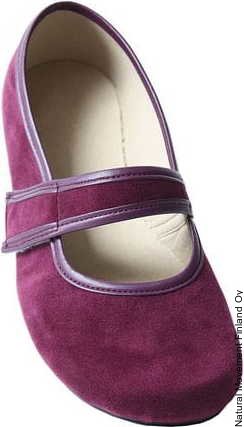 Tadeevo Minimalist Velvet Ballet Pumps Μπορντώ