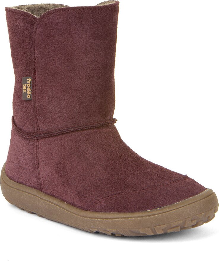 Froddo Barefoot Tex Suede Viininpunainen