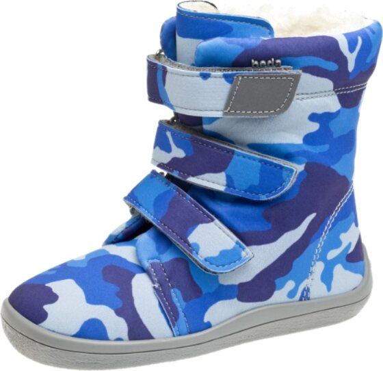 Beda Barefoot børnenes vinterstøvler Blå
