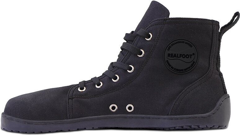 Realfoot Canva High Černá