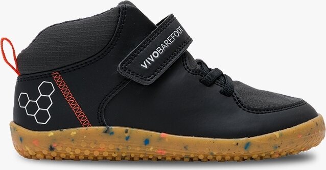 Vivobarefoot Primus Ludo Hi Kids Obsidian