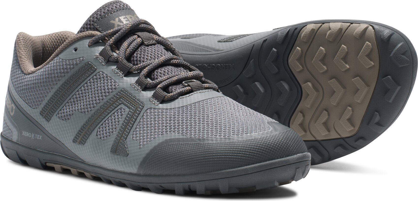 Xero Shoes Mesa Trail WP мужское Steel Gray / Asphalt