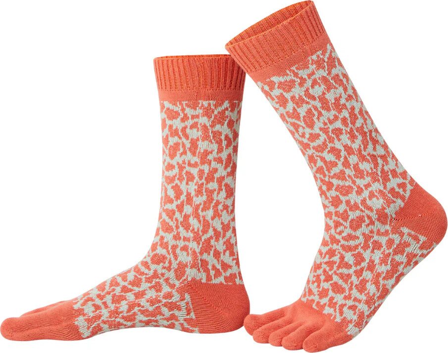 Knitido Trailer Garden Leopard Oranžová & Light green