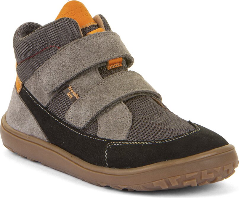 Froddo Barefoot UP TEX přechodná sezona boty Šedá/oranžová