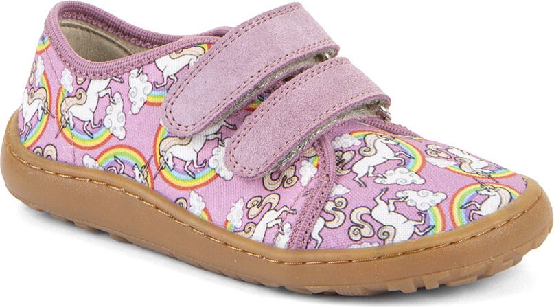 Froddo Barefoot Canvas Unicorno (bianco/rosa)