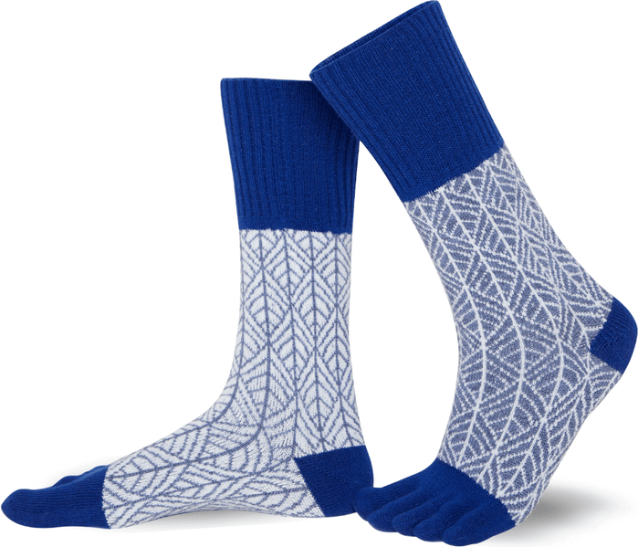 Knitido Gemini Sininen / valkoinen