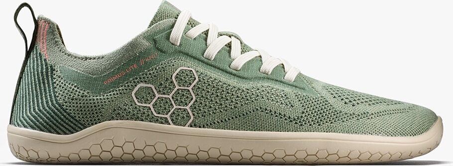 Vivobarefoot Primus Lite Knit Natural naisten Dusty Green