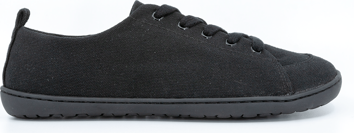 Mukishoes Cotton Sneakers Onyx (svart)