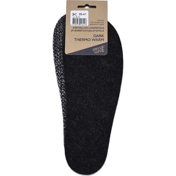 Omaking Dark wool-aluminium insoles