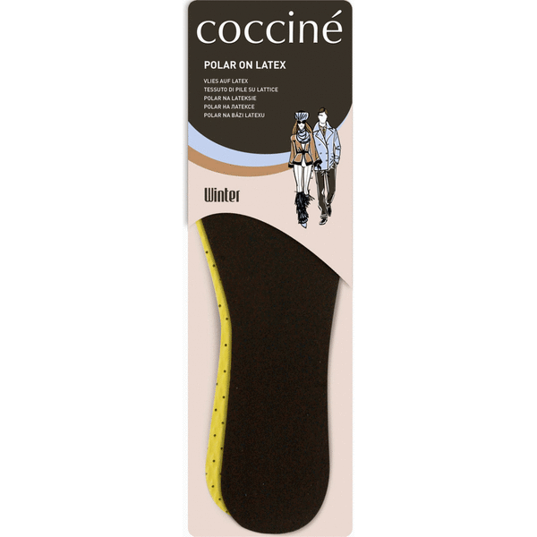 Coccinè Leikattava fleece-lateksipohjallinen, koot 36-46
