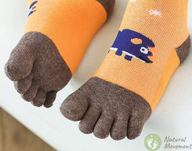 Lustige Zehensocken aus Baumwolle für Kinder Knitido Ontario Kids