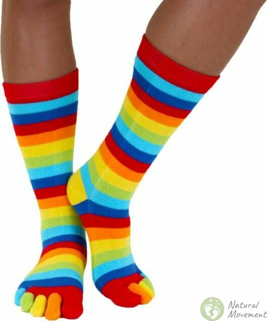TOETOE Mid-Calf Stripy, Casual socks