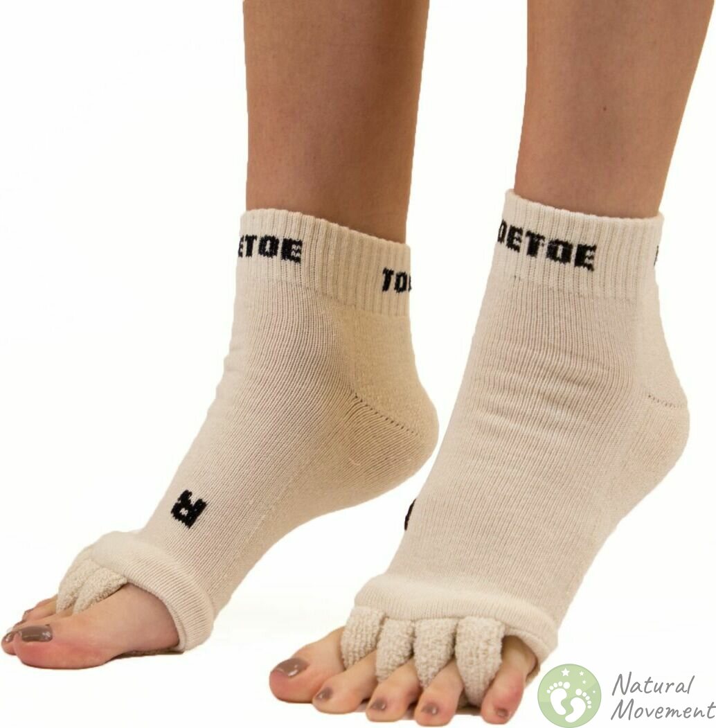 TOETOE® Socks - Anklet Toe Socks White Unisize