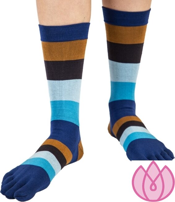 TOETOE Men Stripy, Casual socks