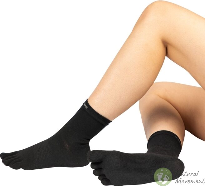 ToeToe Sport Running Socks Under Ankle - Black — footworksrunning